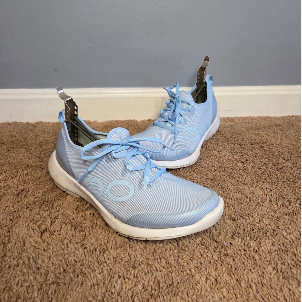 OOFOS Light Sky Blue Women's Slip-On Sneakers